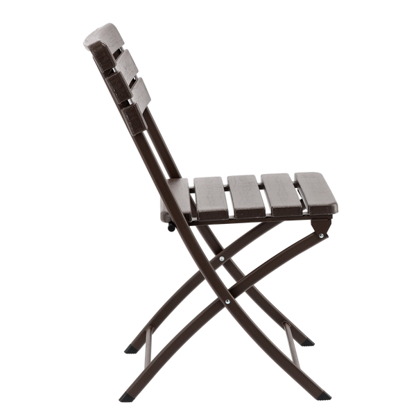 FOLDING GARDEN CHAIR 55 X 46 X 81 CM BROWN