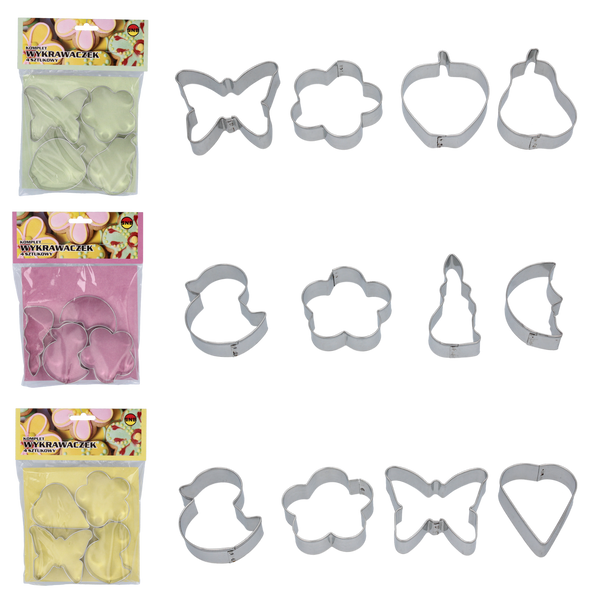 SET OF 4 SPRING COOKIE CUTTERS