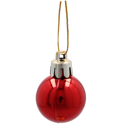 KPL. 72 DECORAȚIUNI PENTRU BRAD 3 CM MIX CULORI *5850