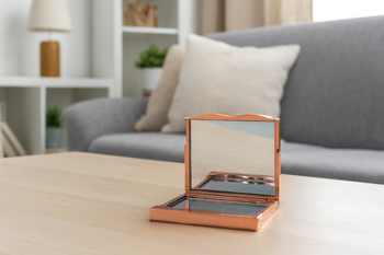 FOLDING MAKEUP MIRROR 7X6.5CM*2163