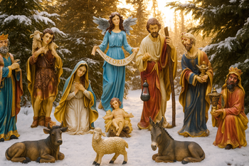 SET OF CHRISTMAS FIGURINES 11 EL. 80 CM