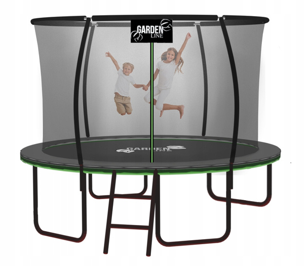 TRAMPOLÍNA 10FT 312 CM S ŽEBŘÍKEM A OCHRANNOU SÍTÍ *7635