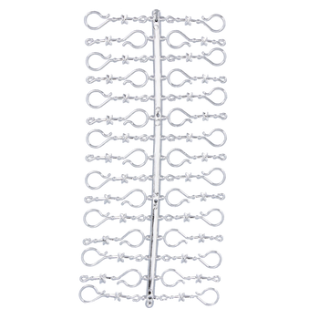 SILVER HOOKS FOR CHRISTMAS DECORATIONS A'30