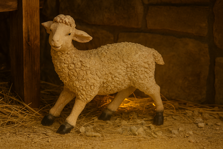 FIGURINE SHEEP 8 x 19 x 17 CM