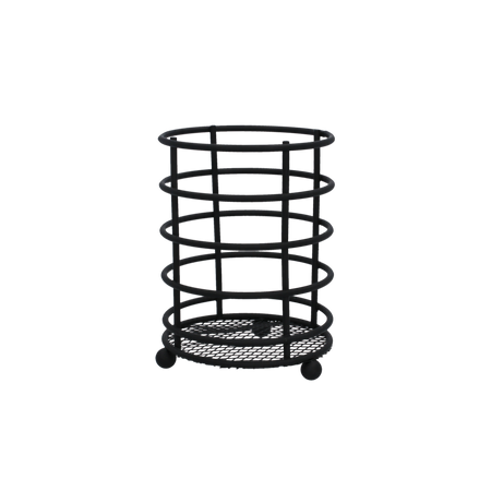 SPIRAL METAL BLACK CUTLERY DRAINER