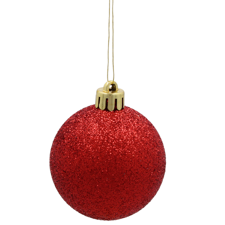 KPL. 20 BOMBEK IN TUBE 5 CM RED / GOLD / SILVER *3801