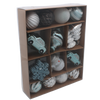Set de 20 de ornamente rozii/bleu pentru brad *5294