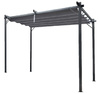 PERGOLA OGRODOWA SZARA 3 X 3M 2.95 x 2.95 x H2.3m *5682