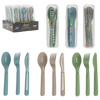 PLASTIC CUTLERY (SPOON + FORK + KNIFE)