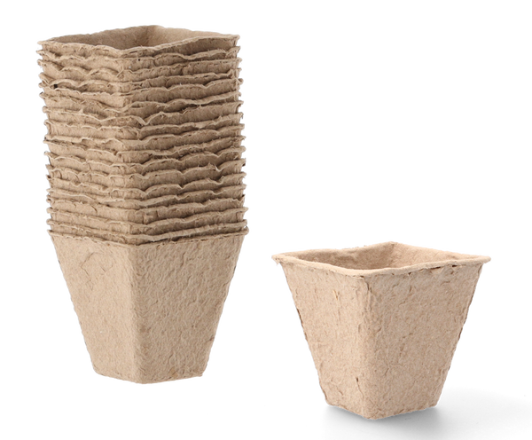 KPL.18 KS RAŠELINOVÝCH KVĚTINÁČŮ 8 x 8 x 8 CM