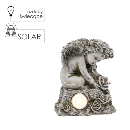 FIGURKA - ÎNGERAȘ 13 x 9 x 16 cm LED ambalaj=2buc *8845