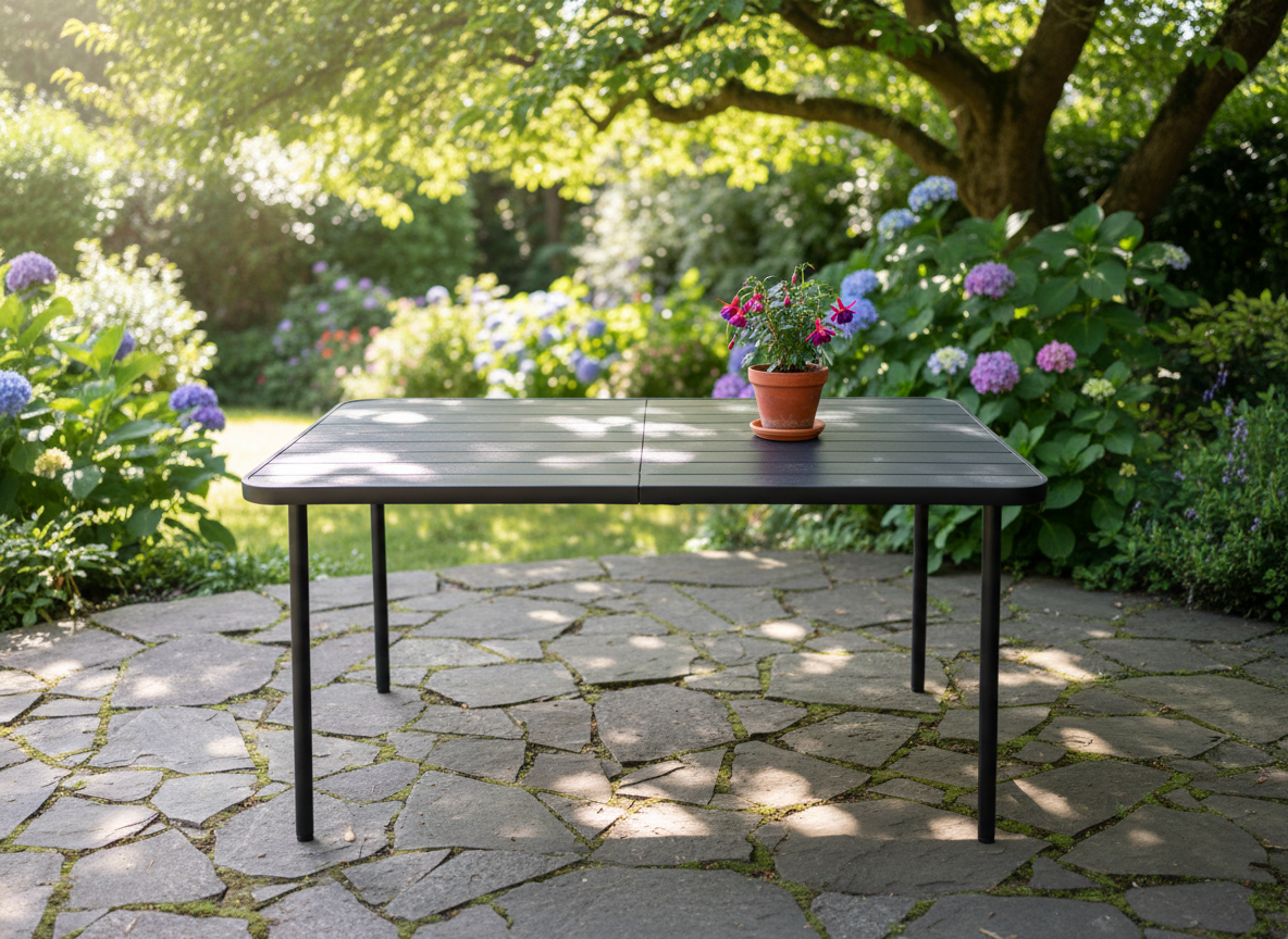 STOLIK OGRODOWY PROSTOKĄTNY 140 x 80 x 72 CM CIEMNY SZARY pol_pl_STOLIK-OGRODOWY-PROSTOKATNY-140-x-80-x-72-CM-CIEMNY-SZARY-6638-9016_5