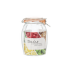 JAR 0.8L WITH GLASS LID AND MECHANICAL CLASP