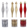 SET OF 18 CHRISTMAS TREE DECORATIONS DROP 9 CM