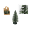 CHRISTMAS DECORATION MINI TREE 18 CM GREEN disp=6pcs