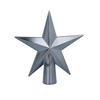 TREE TOPPER 15 CM STAR OLIVE/COPPER/GRAPHITE