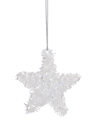 CHRISTMAS TREE DECORATION STAR 6 CM