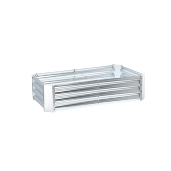 Vegetable-flower bed 120 X 60 X 30 CM rectangular galvanized
