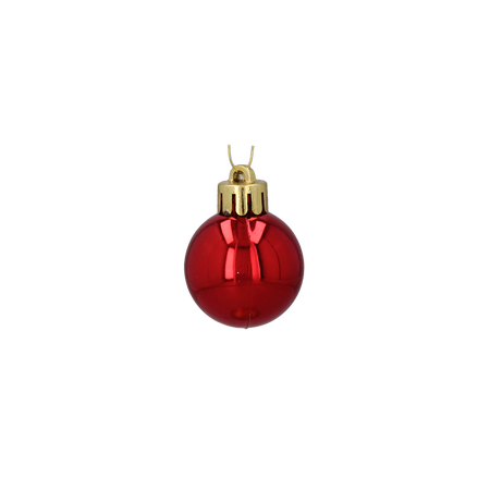 SET OF 60 CHRISTMAS ORNAMENTS RED/GOLD/SILVER MIX DESIGNS