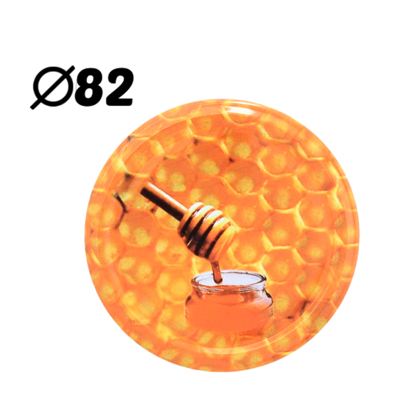 SET 10 LIDS FI82 6Z JAR OF HONEY/0911/1260/*1768