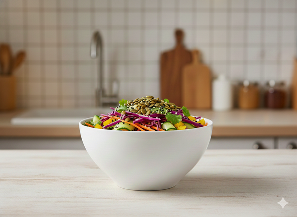 PORCELAIN BOWL 26.6 X 13.3 CM