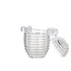 PLASTIC HONEY JAR 200ML WITH SPOON DISP=12PCS