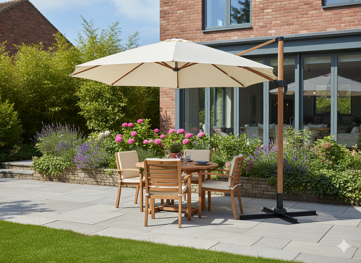 PARASOL OGRODOWY 3 x 3 M SZARY "ROMA" Z POKROWCEM - WOOD EFFECT pol_pl_PARASOL-OGRODOWY-3-x-3-M-SZARY-ROMA-Z-POKROWCEM-WOOD-EFFECT-6310-8978_3