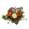WREATH CH-29 (WIDTH 50 CM, HEIGHT 38 CM) SMALL HEART BASKET MIX COLOR