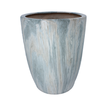 OSŁONKA CERAMICZNA NA DONICZKĘ 37 x 37 x 45,5 CM EFEKT MARMURU *5566