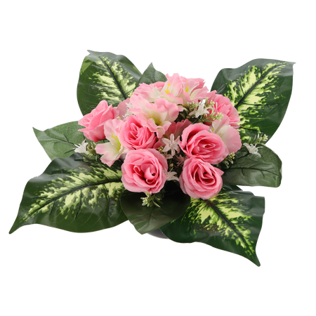 KYTICA CH-21 ( ŠÍRKA 40 CM, VÝŠKA 30 CM) HIBISKUS MIX FARBA