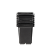 SET OF 12 PLASTIC POTS 7 x 7 x 8 CM