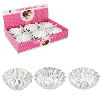 FORMA BABKA FI 9,5CM 1 KS MIX VZOROV DISP=36KS*3603