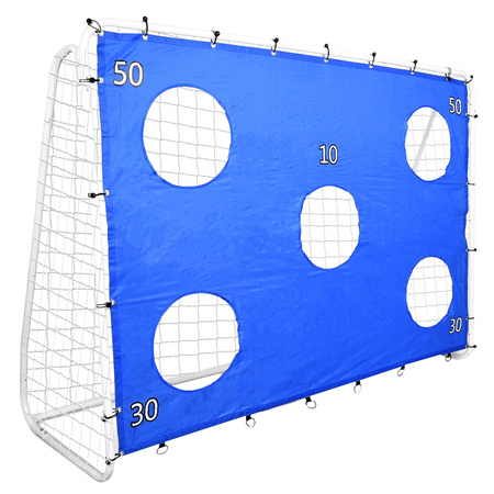 FUTBALOVÁ BRÁNKA SO SIEŤOU A CIEĽOVOU PODLOŽKOU 240 x 170 x 85 CM *7420