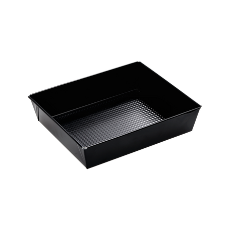 Tavă metalică 28x23,5x6cm cu strat de protecție non-stick neagră*0909