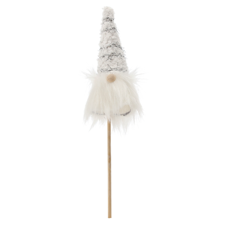 CHRISTMAS GNOME ON A STICK 7 x 3 x 24 CM MIX COLORS