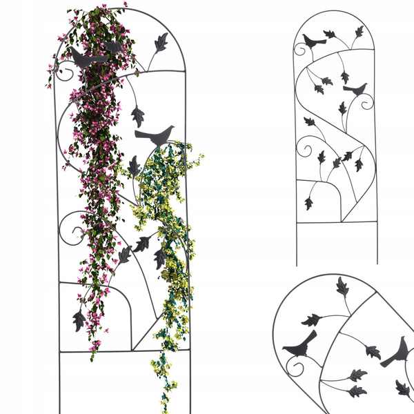 Grid / support for plants 38.5 x 118 cm black
