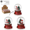 CHRISTMAS SNOWGLOBE - SANTA / SNOWMAN 8 x 12 CM disp=12pcs *5669