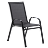 SET DE MOBILIER PENTRU BALKON - 2 SCAUNE + MASĂ - NEGRU *5895