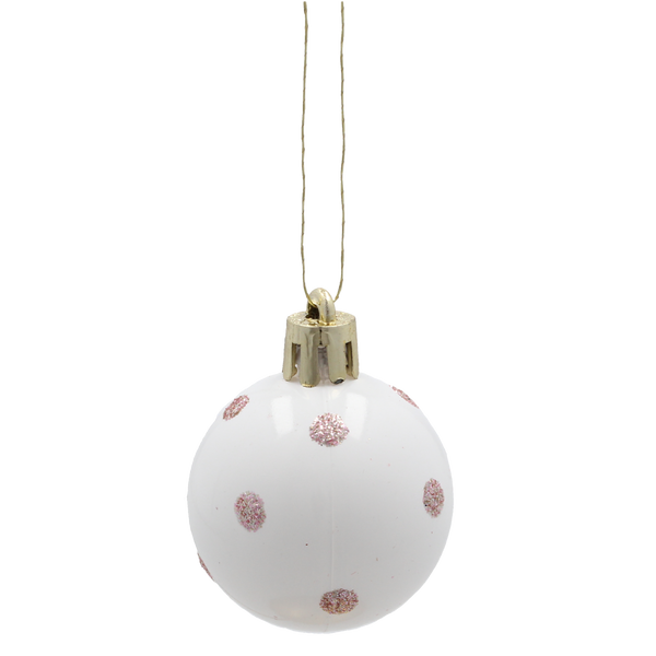 24 CHRISTMAS ORNAMENTS - MIX