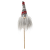 CHRISTMAS GNOME ON A STICK 7 x 3 x 24 CM MIX COLORS