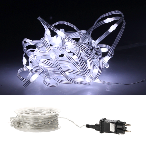 LAMPKI LED MICRO NA SZPULI 500L ZIMNY BIAŁY, DŁ. 3 + 50 M *0122