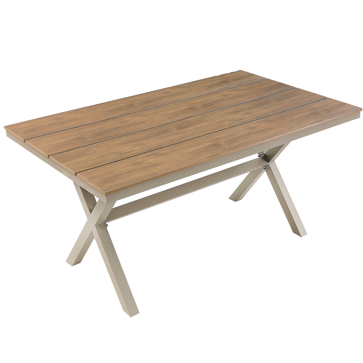 STÓŁ OGRODOWY ALUMINIOWY BEŻOWY 150 x 90 x 74 CM pol_pl_STOL-OGRODOWY-ALUMINIOWY-BEZOWY-150-x-90-x-74-CM-9134_1