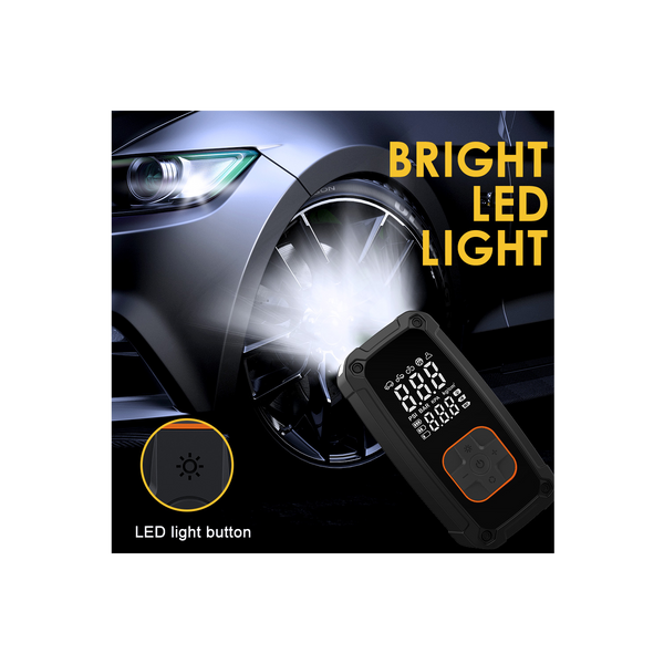 CORDLESS DIGITAL TIRE INFLATOR & JUMP STARTER DUAL 14,8V