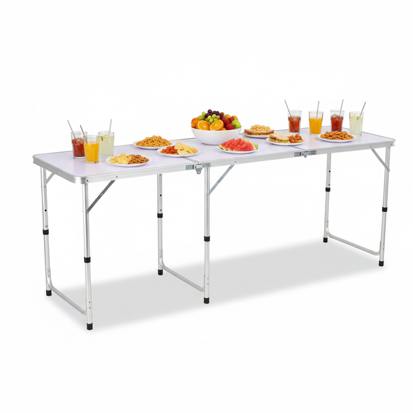 FOLDING CAMPING TABLE 180X60X70CM