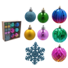 SET OF 30 CHRISTMAS TREE DECORATIONS MIX