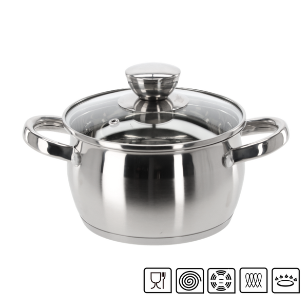 GARNEK NIERDZEWNY Z POKRYWĄ 1,5 L 16 CM BELLY *3110