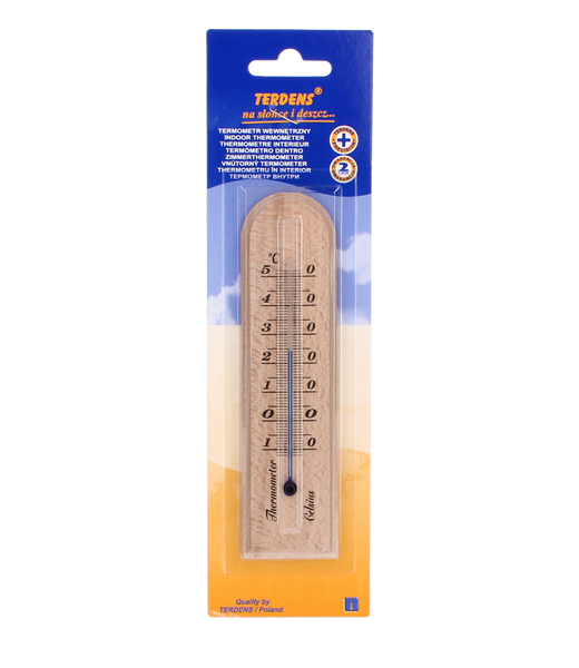ROOM THERMOMETER WOODEN 15 CM
