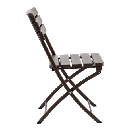 FOLDING GARDEN CHAIR 55 X 46 X 81 CM BROWN
