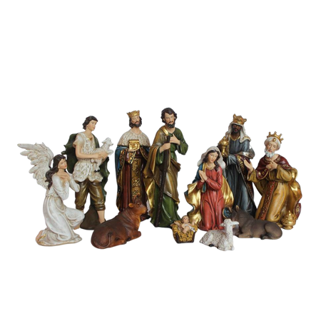 KPL. FIGUR BOŻONARODZENIOWYCH 11 EL. 21 CM *6777