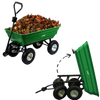 WÓZEK OGRODOWY DWUFUNKCYJNY ZIELONY 